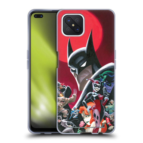 Batman DC Comics Comic Book Cover Dangerous Dames And Demons Soft Gel Case for OPPO Reno4 Z 5G