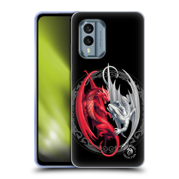Anne Stokes Mix Fantasy Art Merlin's Dragons Soft Gel Case for Nokia X30