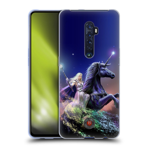 Anne Stokes Mix Fantasy Art Rainbow Magic Soft Gel Case for OPPO Reno 2