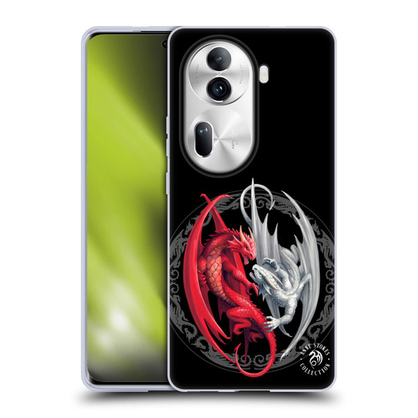Anne Stokes Mix Fantasy Art Merlin's Dragons Soft Gel Case for OPPO Reno11 Pro
