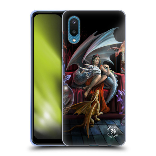 Anne Stokes Mix Fantasy Art Dragon Charm Soft Gel Case for Samsung Galaxy A02/M02 (2021)