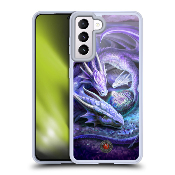 Anne Stokes Mix Fantasy Art Welcome Hatchling Soft Gel Case for Samsung Galaxy S21 5G