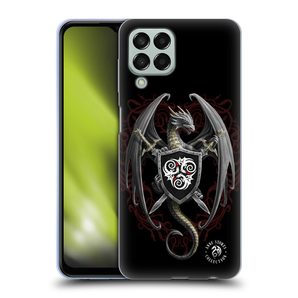 Anne Stokes Mix Fantasy Art Dragon Defender Soft Gel Case for Samsung Galaxy M33 (2022)