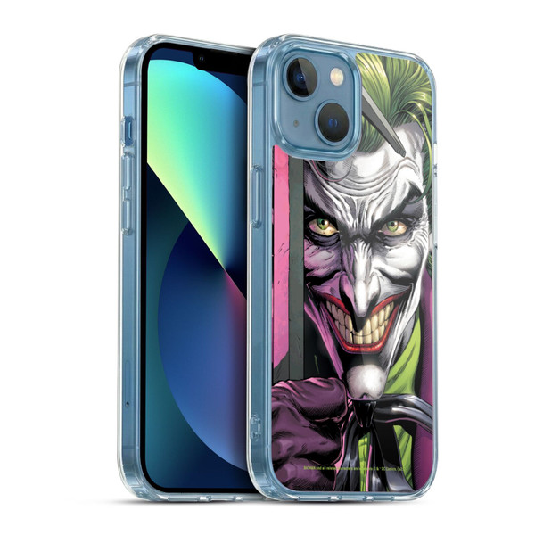 Batman DC Comics Three Jokers The Clown Soft Gel Case for Apple iPhone 13 Mini & MagSafe