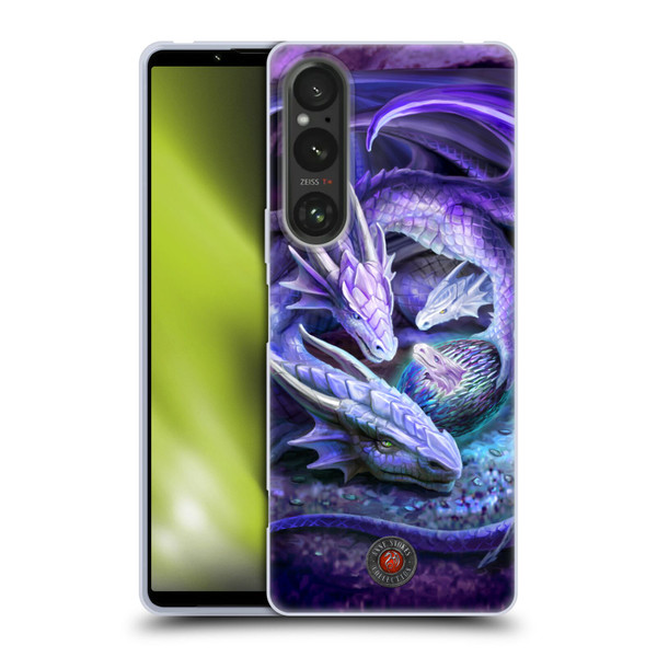 Anne Stokes Mix Fantasy Art Welcome Hatchling Soft Gel Case for Sony Xperia 1 V 5G
