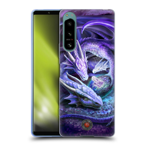 Anne Stokes Mix Fantasy Art Welcome Hatchling Soft Gel Case for Sony Xperia 5 IV