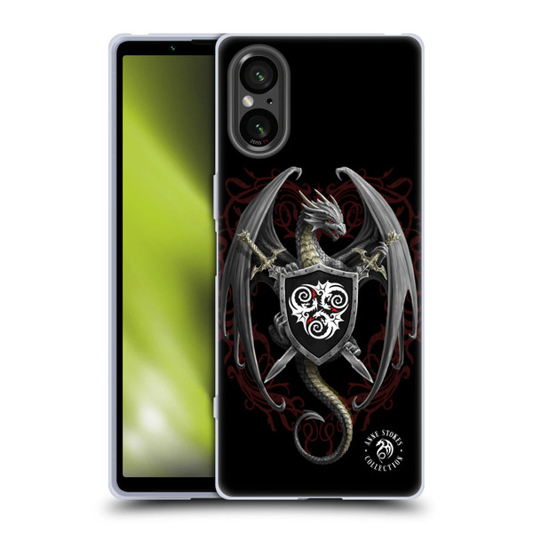 Anne Stokes Mix Fantasy Art Dragon Defender Soft Gel Case for Sony Xperia 5 V 5G