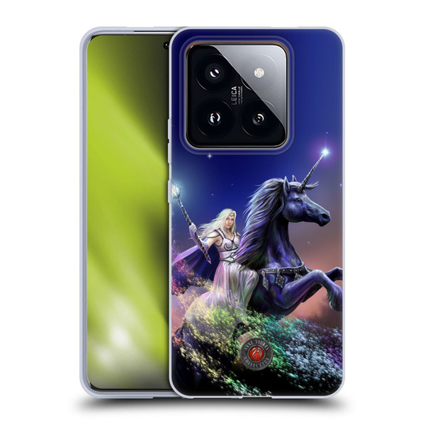 Anne Stokes Mix Fantasy Art Rainbow Magic Soft Gel Case for Xiaomi 14 Pro