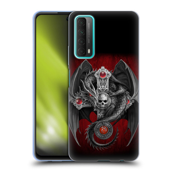 Anne Stokes Tribal Gothic Dragon Soft Gel Case for Huawei P Smart (2021)
