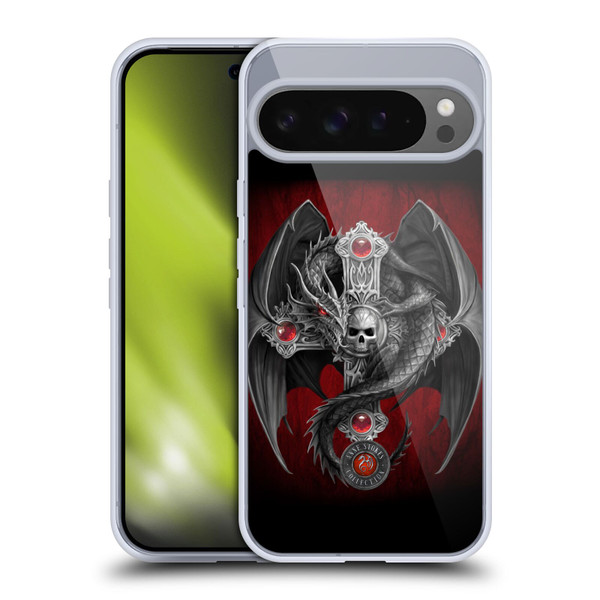Anne Stokes Tribal Gothic Dragon Soft Gel Case for Google Pixel 9 Pro XL