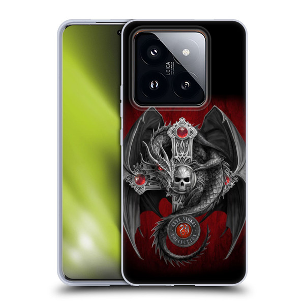 Anne Stokes Tribal Gothic Dragon Soft Gel Case for Xiaomi 14 Pro