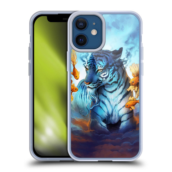 Jonas "JoJoesArt" Jödicke Big Cats Tiger Fish Soft Gel Case for Apple iPhone 12 Mini