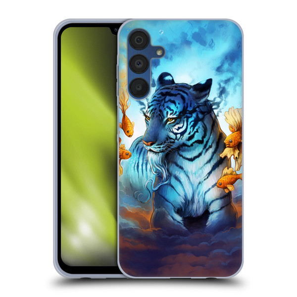 Jonas "JoJoesArt" Jödicke Big Cats Tiger Fish Soft Gel Case for Samsung Galaxy A15