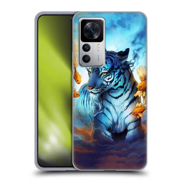 Jonas "JoJoesArt" Jödicke Big Cats Tiger Fish Soft Gel Case for Xiaomi 12T 5G / 12T Pro 5G / Redmi K50 Ultra 5G