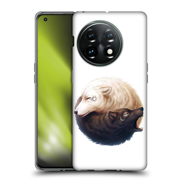 Jonas "JoJoesArt" Jödicke Creatures Yin Yang Wolves Soft Gel Case for OnePlus 11 5G