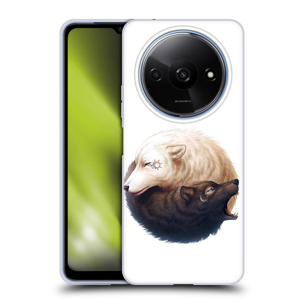Jonas "JoJoesArt" Jödicke Creatures Yin Yang Wolves Soft Gel Case for Xiaomi Redmi A3