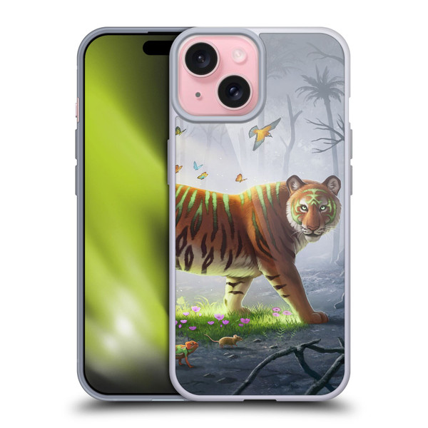 Jonas "JoJoesArt" Jödicke Fantasy Forest Healer's Touch Soft Gel Case for Apple iPhone 15