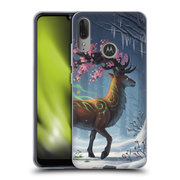 Jonas "JoJoesArt" Jödicke Fantasy Forest Springbringer Soft Gel Case for Motorola Moto E6 Plus