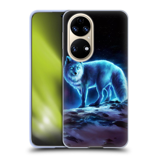 Jonas "JoJoesArt" Jödicke Wildlife Ice Fox Soft Gel Case for Huawei P50