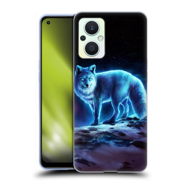 Jonas "JoJoesArt" Jödicke Wildlife Ice Fox Soft Gel Case for OPPO Reno8 Lite