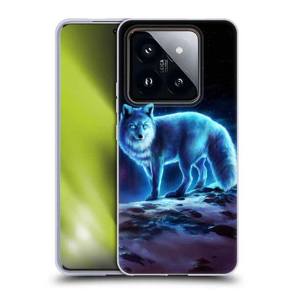 Jonas "JoJoesArt" Jödicke Wildlife Ice Fox Soft Gel Case for Xiaomi 14 Pro