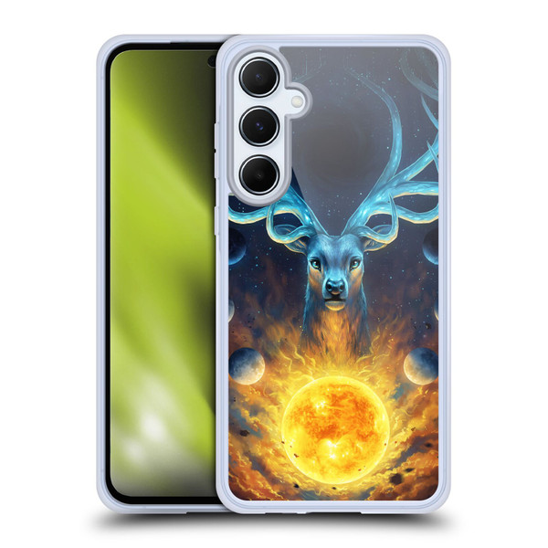 Jonas "JoJoesArt" Jödicke Wildlife 2 Celestial Soft Gel Case for Samsung Galaxy A55 5G