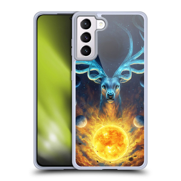 Jonas "JoJoesArt" Jödicke Wildlife 2 Celestial Soft Gel Case for Samsung Galaxy S21+ 5G
