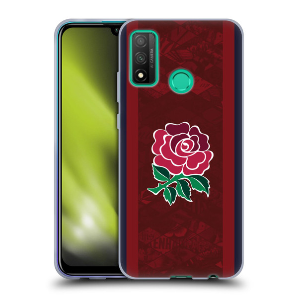England Rugby Union 2024/25 Crest Kit Alternate Soft Gel Case for Huawei P Smart (2020)