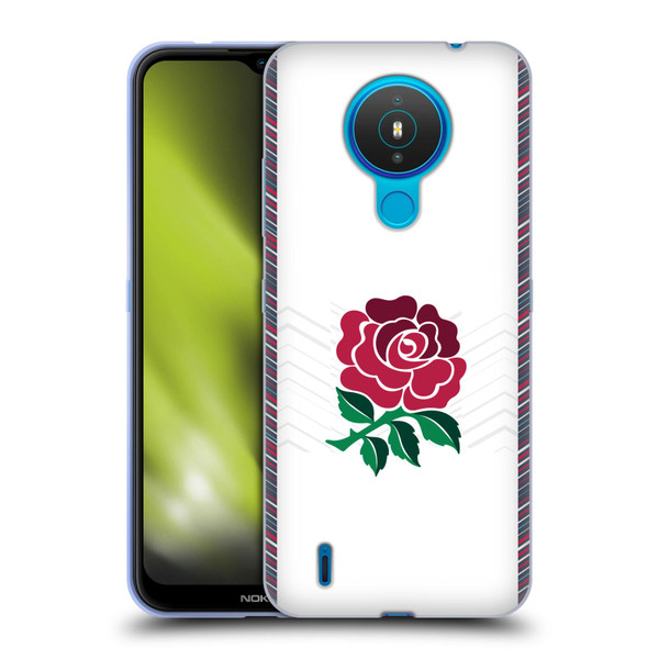 England Rugby Union 2024/25 Crest Kit Home Soft Gel Case for Nokia 1.4