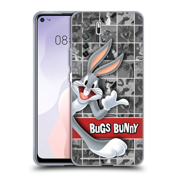 Looney Tunes Bugs Bunny Tiles Soft Gel Case for Huawei Nova 7 SE/P40 Lite 5G