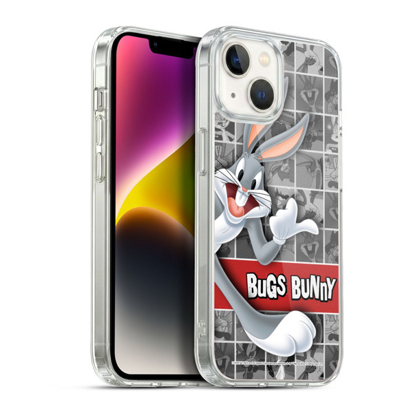 Looney Tunes Bugs Bunny Tiles Soft Gel Case for Apple iPhone 14