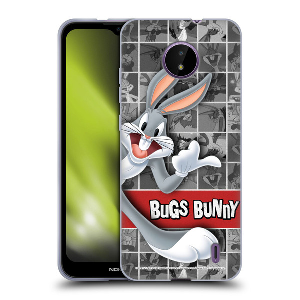 Looney Tunes Bugs Bunny Tiles Soft Gel Case for Nokia C10 / C20
