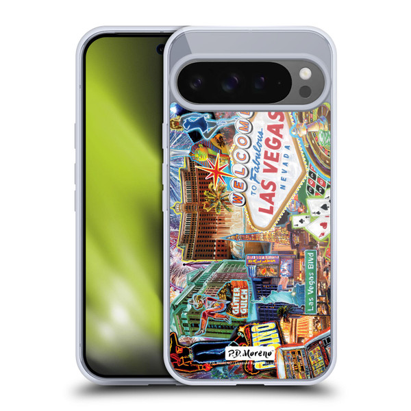 P.D. Moreno Cities Las Vegas 1 Soft Gel Case for Google Pixel 9 Pro XL