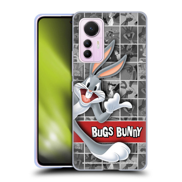 Looney Tunes Bugs Bunny Tiles Soft Gel Case for Xiaomi 12 Lite