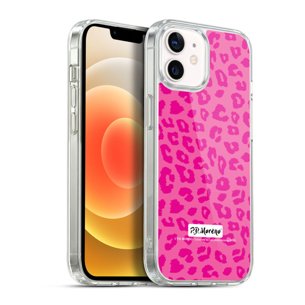 P.D. Moreno Patterns Pink Leopard Soft Gel Case for Apple iPhone 12 / iPhone 12 Pro & MagSafe