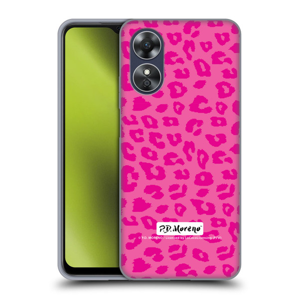 P.D. Moreno Patterns Pink Leopard Soft Gel Case for OPPO A17