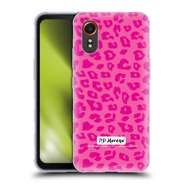 P.D. Moreno Patterns Pink Leopard Soft Gel Case for Samsung Galaxy Xcover7 5G