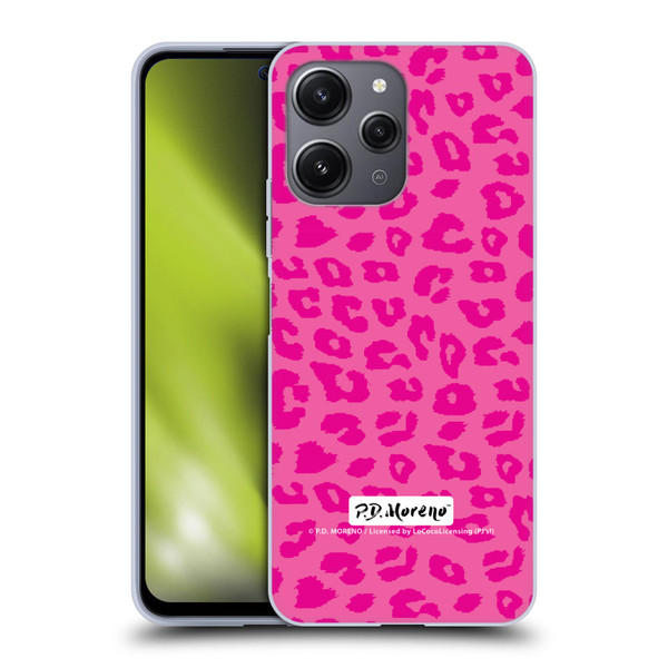 P.D. Moreno Patterns Pink Leopard Soft Gel Case for Xiaomi Redmi 12