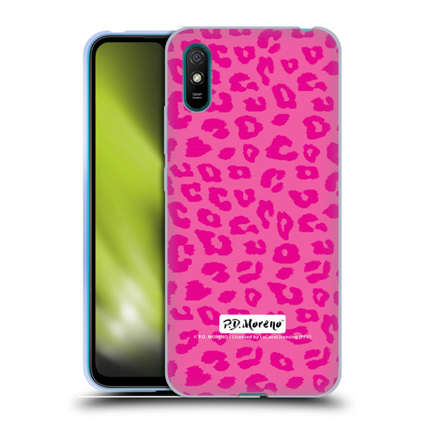 P.D. Moreno Patterns Pink Leopard Soft Gel Case for Xiaomi Redmi 9A / Redmi 9AT