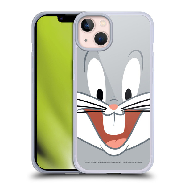 Looney Tunes Full Face Bugs Bunny Soft Gel Case for Apple iPhone 13