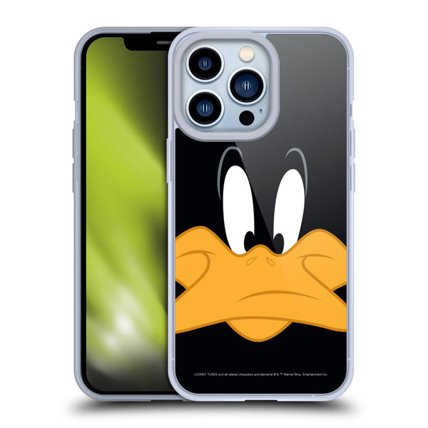 Looney Tunes Full Face Daffy Duck Soft Gel Case for Apple iPhone 13 Pro