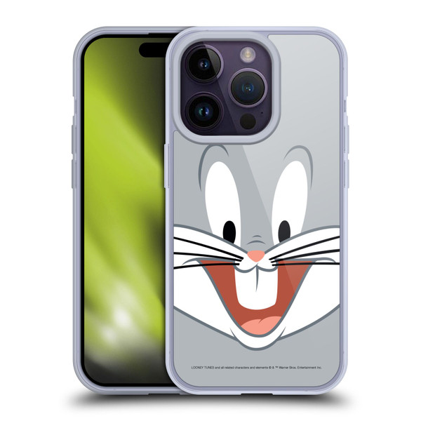 Looney Tunes Full Face Bugs Bunny Soft Gel Case for Apple iPhone 14 Pro