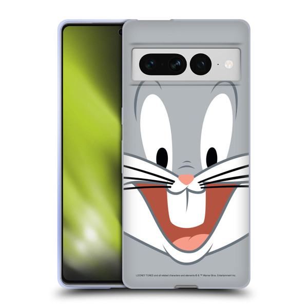 Looney Tunes Full Face Bugs Bunny Soft Gel Case for Google Pixel 7 Pro