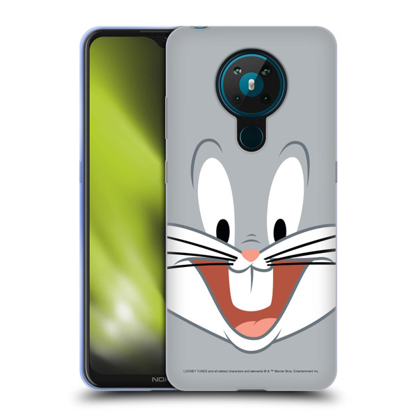 Looney Tunes Full Face Bugs Bunny Soft Gel Case for Nokia 5.3