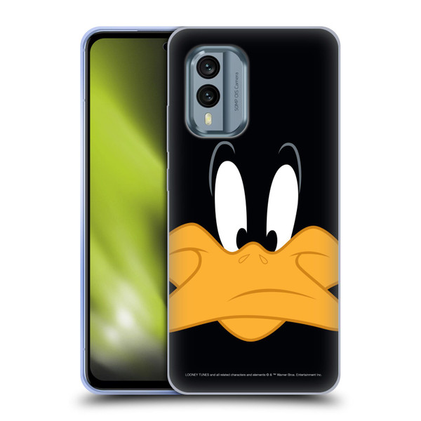 Looney Tunes Full Face Daffy Duck Soft Gel Case for Nokia X30