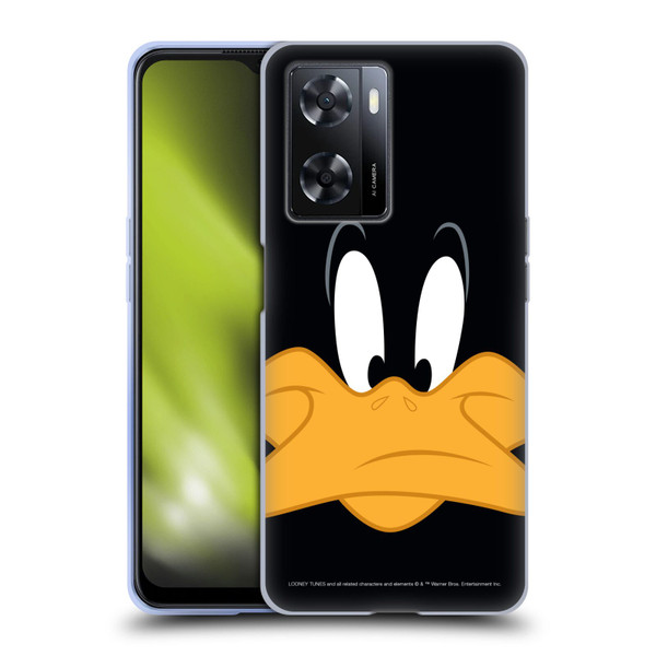 Looney Tunes Full Face Daffy Duck Soft Gel Case for OPPO A57s