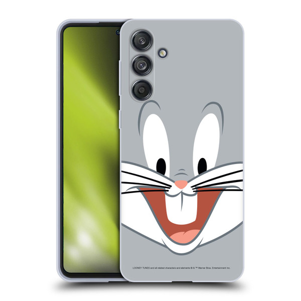 Looney Tunes Full Face Bugs Bunny Soft Gel Case for Samsung Galaxy M55 5G