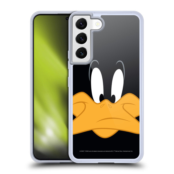 Looney Tunes Full Face Daffy Duck Soft Gel Case for Samsung Galaxy S22 5G