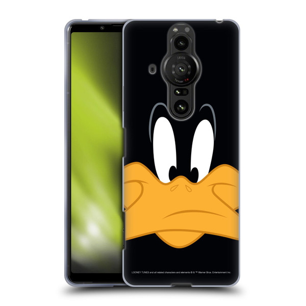 Looney Tunes Full Face Daffy Duck Soft Gel Case for Sony Xperia Pro-I