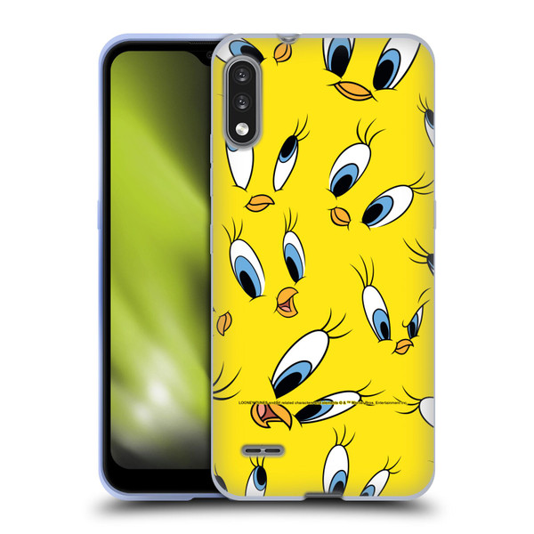 Looney Tunes Patterns Tweety Soft Gel Case for LG K22